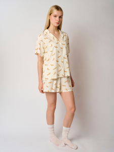 Пижама из вискозы и хлопка с принтом (Арт. 5246TBD)