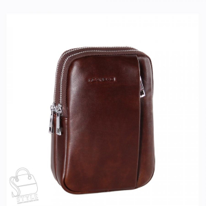 Сумка мужская кожаная 2023088-3BSH coffee Heanbag в Новосибирске