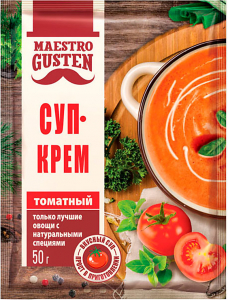 «Maestro Gusten», суп-крем томатный быстрого приготовления, 50г
