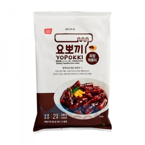 Yopokki Рисовые ТокПоки в соусе чаджан из чёрных бобов, мягкая упаковка, 240 гр