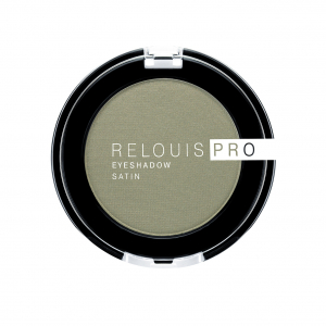 Тени для век PRO EYESHADOW SATIN Relouis зеленый 35 green tea  сатиновый финиш