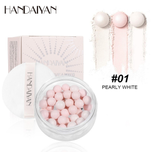 Мерцающая пудра-вуаль в шариках Нandaiyan, тон 01 Pearly White