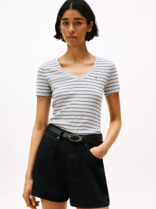 Stripe V-Neck Favorite T-Shirt