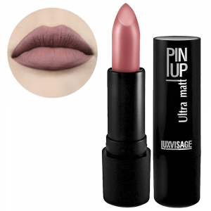 Губная помада PIN-UP LUXVISAGE коричневый 523 emma эффект мягкого фокуса