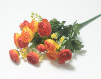 Искусственные цветы, Ветка в букете камелия 11 веток (1010237)