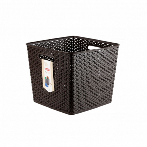 Коробка для хранения MY STYLE Square темно-коричневая