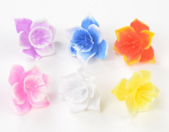 Искусственные цветы, Голова нарцисса пластиковая для ветки, венка микс