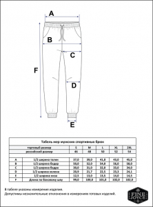 Брюки спорт F111–0821 grey melange