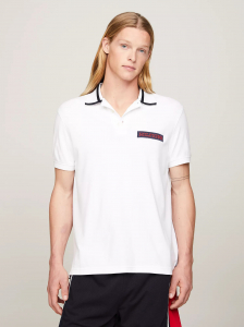 Regular Fit Monotype Logo Patch Polo