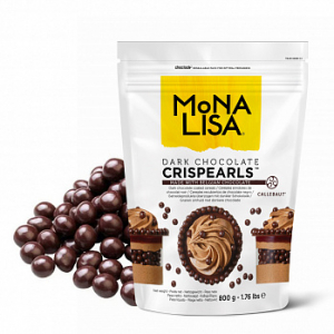 Callebaut Crispearls драже темный шоколад 0,8 кг.
