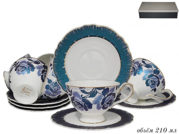 108-350 Чайный набор 210 мл 12пр. в под.уп.(х6)Фарфор