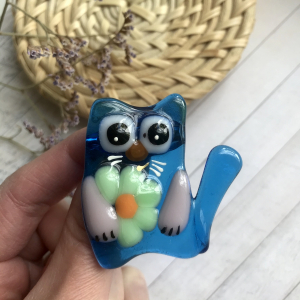 Магнит «Кот с ромашкой»