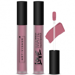 Жидкая матовая помада для губ Art Visage - Love Matte - 52 Черничный мохито