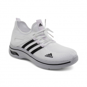 Кроссовки текстильные L605-5 белые