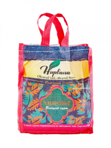 Нирвана Здоровье (купаж чёрн + зел) Сумка 1000 гр 1/20шт