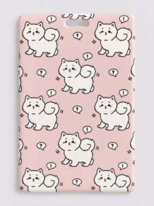 Держатель для карт Аниме «Many white cat» (6,5 х 10,4 см)