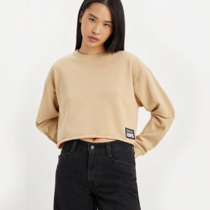 Graphic Carla Raw Cut Crewneck Sweatshirt