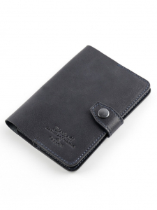 Мужская кожаная обложка для паспорта и автодокументов Dierhoff Д 6024-904