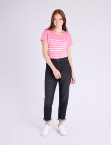 COLORBLOCK RINGER STRIPE T-SHIRT