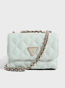 Женская сумка через плечо кросс-боди GUESS GIULLY II MINI 2 COMP CVRT FLP