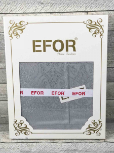 Скатерть EFOR 160x220 KDK PANO2 GRI серый
