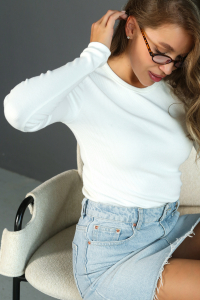 Лонгслив женский лапша ЛГ-02