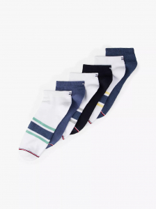 Bold Stripe Ankle Sock 6-Pack