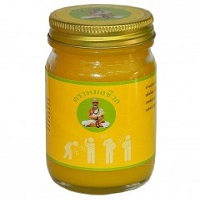 Тайский Желтый бальзам для массажа 100 мл / Yellow balm with people 100 ml