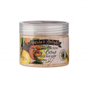Мыло-скаб для тела Nature's Delight Spicy Citrus взбитое, Белика-М, 250г