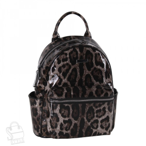 Рюкзак женский кожаный 9154-1 leopard coffee Safenta