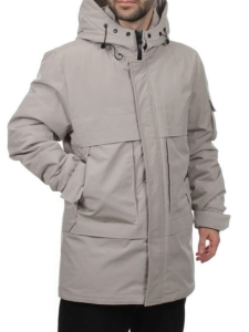 8896 BEIGE Куртка мужская зимняя облегченная (130 гр. холлофайбер)