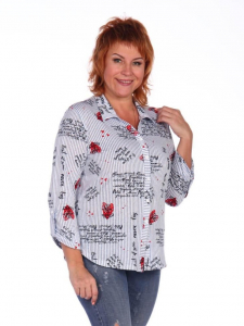 Ковыль - рубашка полоска