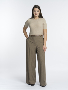 Брюки из костюмной вискозной ткани