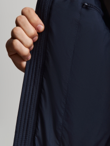 Куртка-бомбер с подвязами и утеплителем из синтепуха