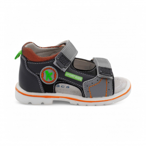 Сандалии детские ВМ863-1-2 серые п/п
