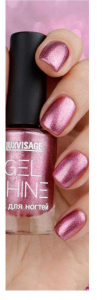 Лак для ногтей Gel Shiine LUXVISAGE фиолетовый  108 сиреневый с шиммером
