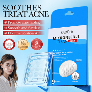 Пластыри с микроиглами от прыщей с маслом чайного дерева SADOER Microneedle Clean Acne, 9 шт