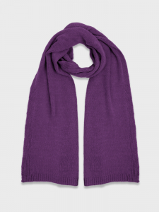 Комплект шапка-шарф фиолетовые