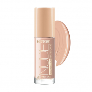 Крем тональный Nude Harmony BelorDesign бежевый 204 natural  естественный эффект