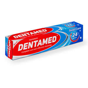 Зубная паста DENTAMED от неприятного запаха  Гидроксиапатит, пирофосфат, мятное масло, ментол MODUM