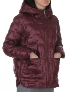 H933 BURGUNDY Куртка пуховая женская