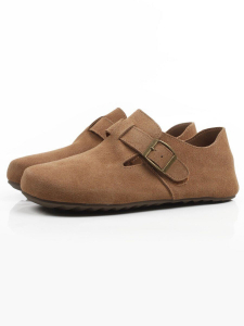 03-1-1A LT. BROWN (CAMEL) Полуботинки женские (натуральная замша)