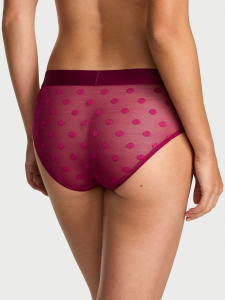 Sheer Heritage Logo Hiphugger Panty