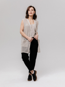 Жилет из льна 7-03