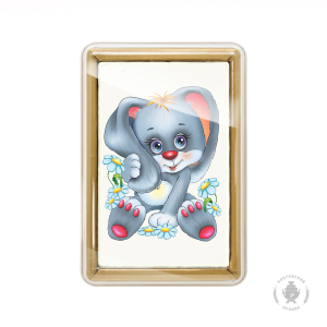 Зайчик с ромашками (140 гр)