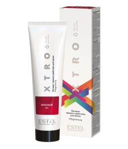 Пигмент прямого действия для волос XTRO WHITE Красный, 100 мл