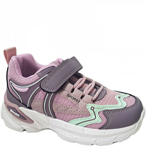 7573-3 роз Кроссовки для девочек (31-36)/12