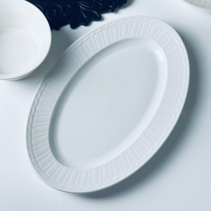 102-174 Набор из 2 овальных блюд 30,5х20х3,5см СЕРЕНА в под.уп.(х12)Фарфор