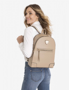 CREST BACKPACK WITH BRANDED STRAP