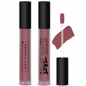 Жидкая матовая помада для губ Art Visage - Love Matte - 57 Ежевичный шерри
